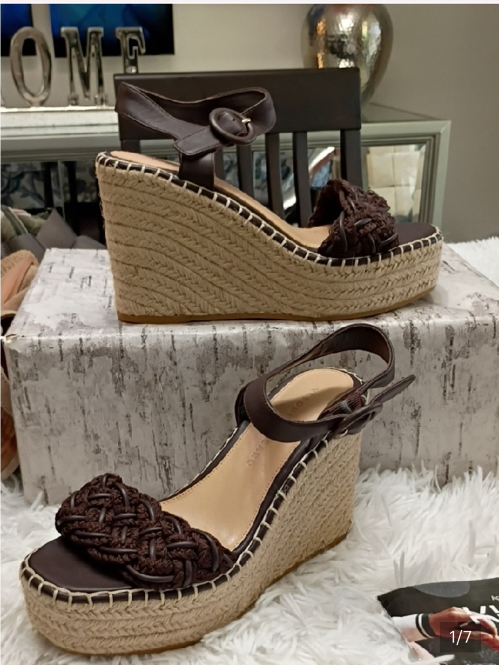 Veronica Beard Reema Espadrille Wedge Sandals